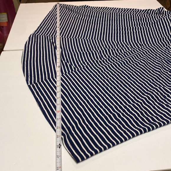 Liz Lange Maternity Skirt Midi/Maxi length Navy blue white stripe Size XS - Picture 8 of 8